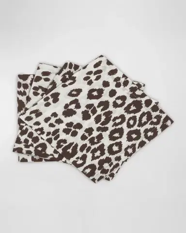 Matouk Schumacher Iconic Leopard Napkins | Thumbnail 2 Matouk Schumacher Iconic Leopard Napkins | Thumbnail 2