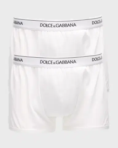 Dolce & Gabbana Men's Logo Band 2-Pack Boxer Briefs | Thumbnail 3 Dolce & Gabbana Men's Logo Band 2-Pack Boxer Briefs | Thumbnail 3