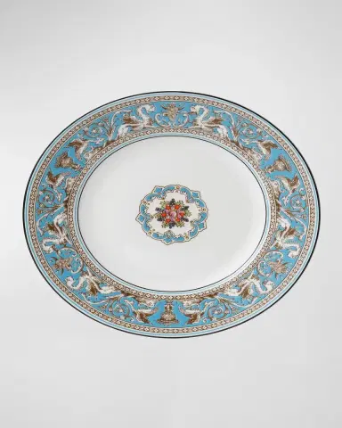 Wedgwood Florentine Turquoise Accent Salad Plate 9" | Thumbnail 2 Wedgwood Florentine Turquoise Accent Salad Plate 9" | Thumbnail 2