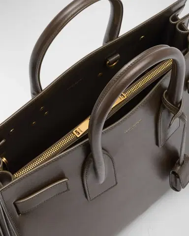 Saint Laurent Sac De Jour Small Top-Handle Bag in Smooth Leather | Thumbnail 2 Saint Laurent Sac De Jour Small Top-Handle Bag in Smooth Leather | Thumbnail 2