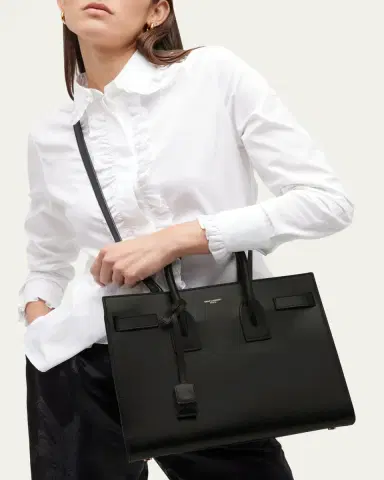 Saint Laurent Sac De Jour Small Top-Handle Bag in Smooth Leather | Thumbnail 16 Saint Laurent Sac De Jour Small Top-Handle Bag in Smooth Leather | Thumbnail 16