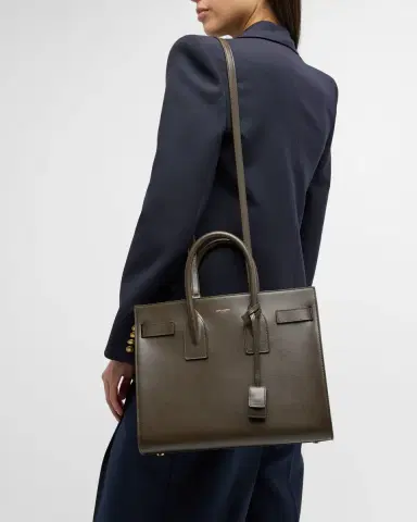 Saint Laurent Sac De Jour Small Top-Handle Bag in Smooth Leather | Thumbnail 3 Saint Laurent Sac De Jour Small Top-Handle Bag in Smooth Leather | Thumbnail 3
