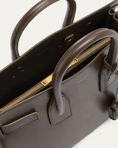 Saint Laurent Sac De Jour Small Top-Handle Bag in Smooth Leather | Thumbnail 22 Saint Laurent Sac De Jour Small Top-Handle Bag in Smooth Leather | Thumbnail 22