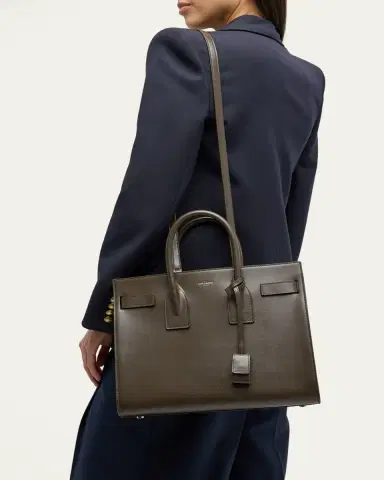 Saint Laurent Sac De Jour Small Top-Handle Bag in Smooth Leather | Thumbnail 23 Saint Laurent Sac De Jour Small Top-Handle Bag in Smooth Leather | Thumbnail 23