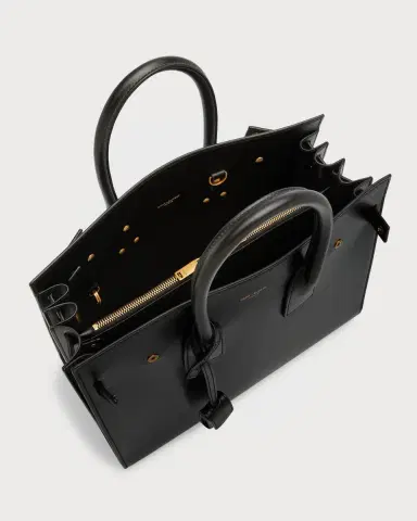 Saint Laurent Sac De Jour Small Top-Handle Bag in Smooth Leather | Thumbnail 9 Saint Laurent Sac De Jour Small Top-Handle Bag in Smooth Leather | Thumbnail 9