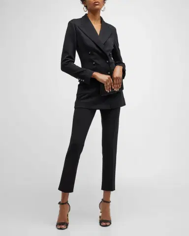 Dolce & Gabbana Long Tailored Blazer Jacket with Button Detail | Thumbnail 2 Dolce & Gabbana Long Tailored Blazer Jacket with Button Detail | Thumbnail 2