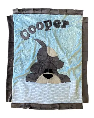Boogie Baby Happy Tails Personalized Blanket | Thumbnail 1 Boogie Baby Happy Tails Personalized Blanket | Thumbnail 1