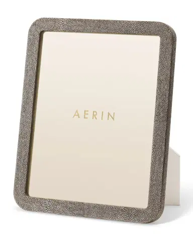 AERIN Modern Faux Shagreen Frame | Thumbnail 1 AERIN Modern Faux Shagreen Frame | Thumbnail 1