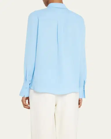 Lafayette 148 New York Scottie Silk Button-Down Blouse | Thumbnail 11 Lafayette 148 New York Scottie Silk Button-Down Blouse | Thumbnail 11