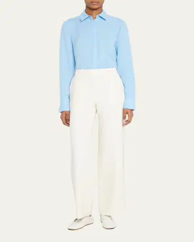 Lafayette 148 New York Scottie Silk Button-Down Blouse | Thumbnail 10 Lafayette 148 New York Scottie Silk Button-Down Blouse | Thumbnail 10