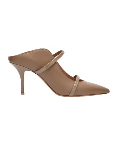 Malone Souliers Maureen Leather Dual-Band Mule Pumps | Thumbnail 1 Malone Souliers Maureen Leather Dual-Band Mule Pumps | Thumbnail 1