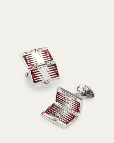 Jan Leslie Men's Backgammon Cufflinks | Thumbnail 3 Jan Leslie Men's Backgammon Cufflinks | Thumbnail 3