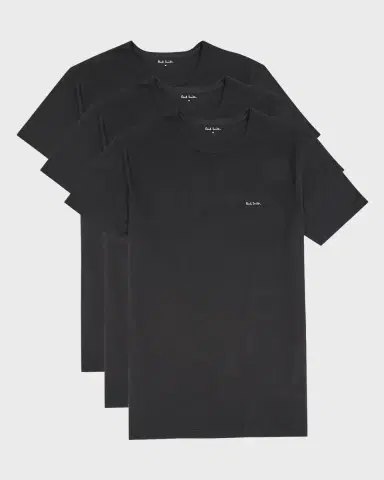 Paul Smith Men's 3-Pack Organic Cotton T-Shirts | Thumbnail 2 Paul Smith Men's 3-Pack Organic Cotton T-Shirts | Thumbnail 2