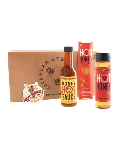 Savannah Bee Company Hot Honey Gift Box | Thumbnail 1 Savannah Bee Company Hot Honey Gift Box | Thumbnail 1