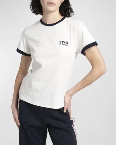 Golden Goose Star Short-Sleeve Logo T-Shirt | Thumbnail 7 Golden Goose Star Short-Sleeve Logo T-Shirt | Thumbnail 7