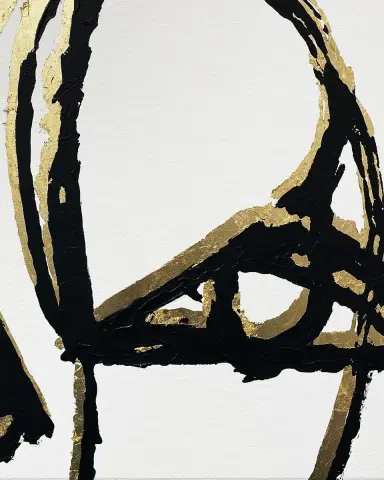 The Oliver Gal Artist Co. 'Minimalist Portrait Abstract ' Hand-Embellished Giclee | Thumbnail 3 The Oliver Gal Artist Co. 'Minimalist Portrait Abstract ' Hand-Embellished Giclee | Thumbnail 3