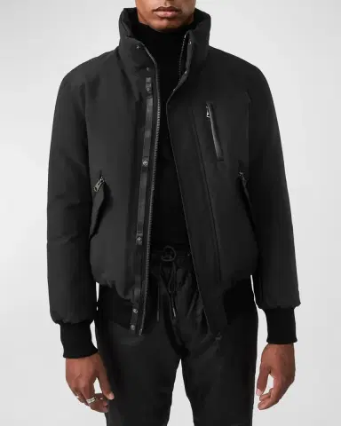 Mackage Men's Dixon Down Bomber Jacket | Thumbnail 3 Mackage Men's Dixon Down Bomber Jacket | Thumbnail 3