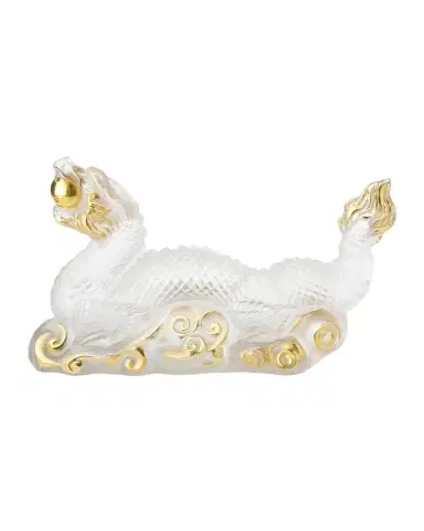Lalique Dragon Tianlong Sculpture, Clear/Gold Stamped | Thumbnail 1 Lalique Dragon Tianlong Sculpture, Clear/Gold Stamped | Thumbnail 1