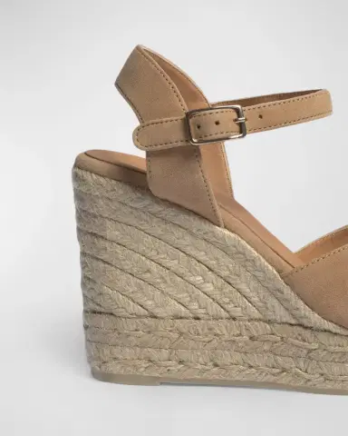 Castañer Blaudell Canvas Wedge Espadrille Sandals | Thumbnail 4 Castañer Blaudell Canvas Wedge Espadrille Sandals | Thumbnail 4