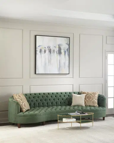 Haute House Vaughn Tufted Velvet Sofa - 90" | Thumbnail 3 Haute House Vaughn Tufted Velvet Sofa - 90" | Thumbnail 3