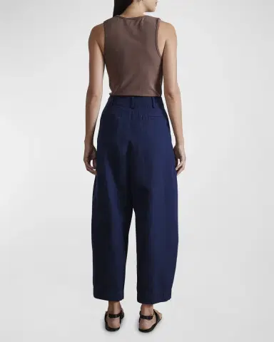 Apiece Apart Bari Cropped Wide-Leg Pants | Thumbnail 4 Apiece Apart Bari Cropped Wide-Leg Pants | Thumbnail 4