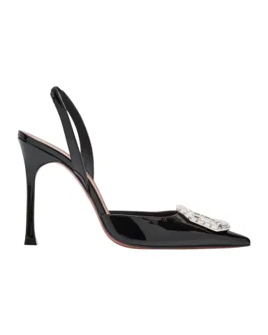 Amina Muaddi Camelia Ombre Patent Halter Pumps | Thumbnail 1 Amina Muaddi Camelia Ombre Patent Halter Pumps | Thumbnail 1