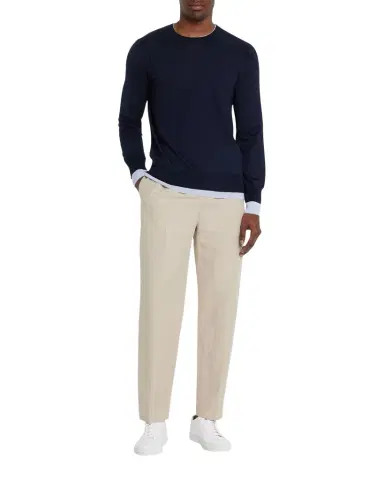 Gabriela Hearst Men's Wells Cashmere-Silk Reversible Pullover Sweater | Thumbnail 1 Gabriela Hearst Men's Wells Cashmere-Silk Reversible Pullover Sweater | Thumbnail 1