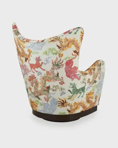 Massoud Hassanne Swivel Wing Chair | Thumbnail 3 Massoud Hassanne Swivel Wing Chair | Thumbnail 3