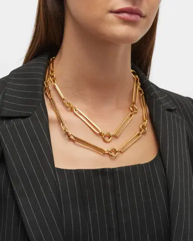 Ben-Amun Long Multi Link Necklace | Thumbnail 2 Ben-Amun Long Multi Link Necklace | Thumbnail 2