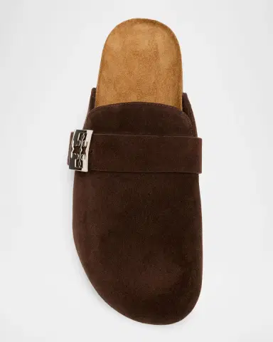 Tory Burch Mellow Suede Buckle Slide Mules | Thumbnail 5 Tory Burch Mellow Suede Buckle Slide Mules | Thumbnail 5