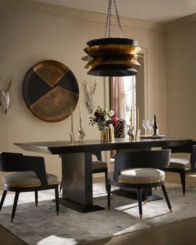 Arteriors Renata Dining Table with 18.5" Leaf | Thumbnail 5 Arteriors Renata Dining Table with 18.5" Leaf | Thumbnail 5