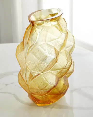 Lalique Amber Turtle Vase - 10" | Thumbnail 2 Lalique Amber Turtle Vase - 10" | Thumbnail 2