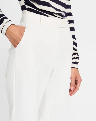 MAISON COMMON Mid-Rise Slim-Leg Ankle Cotton-Blend Pants | Thumbnail 5 MAISON COMMON Mid-Rise Slim-Leg Ankle Cotton-Blend Pants | Thumbnail 5