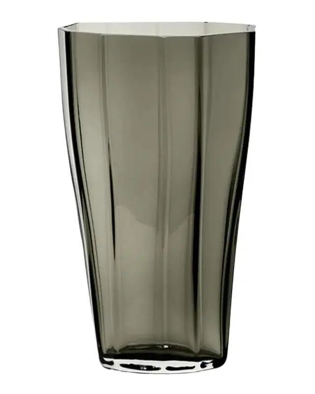 Reed Medium Moss Green Vase, 11.8" Reed Medium Moss Green Vase, 11.8"