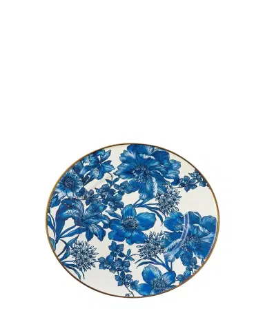 MacKenzie-Childs Royal English Garden Enamel Salad/Dessert Plate | Thumbnail 1 MacKenzie-Childs Royal English Garden Enamel Salad/Dessert Plate | Thumbnail 1
