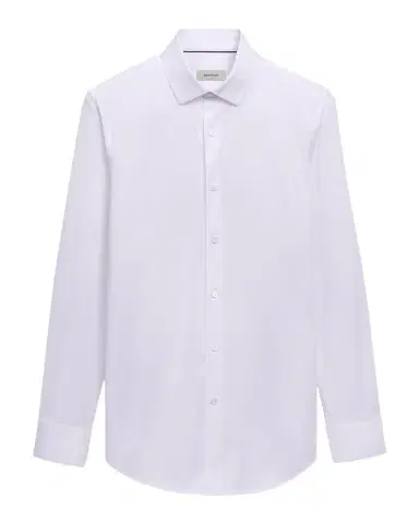 Bugatchi Men's James Solid OoohCotton Sport Shirt | Thumbnail 1 Bugatchi Men's James Solid OoohCotton Sport Shirt | Thumbnail 1