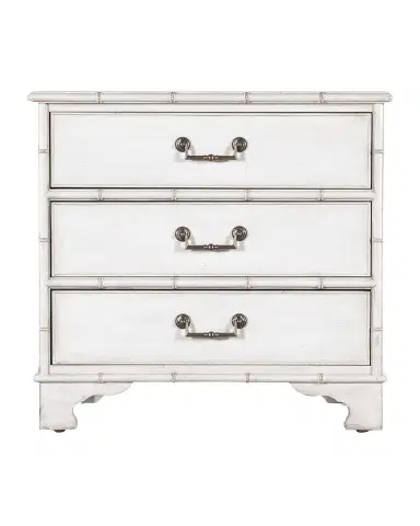 Hooker Furniture Charleston White 3-Drawer Nightstand | Thumbnail 1 Hooker Furniture Charleston White 3-Drawer Nightstand | Thumbnail 1