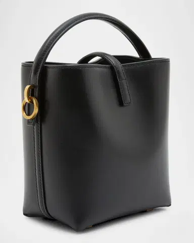 Saint Laurent Le 37 Mini YSL Bucket Bag in Smooth Leather | Thumbnail 15 Saint Laurent Le 37 Mini YSL Bucket Bag in Smooth Leather | Thumbnail 15