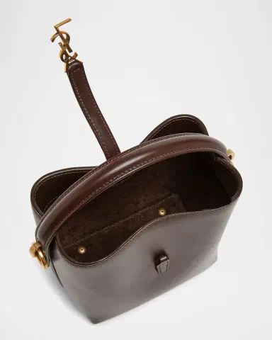 Saint Laurent Le 37 Mini YSL Bucket Bag in Smooth Leather | Thumbnail 3 Saint Laurent Le 37 Mini YSL Bucket Bag in Smooth Leather | Thumbnail 3