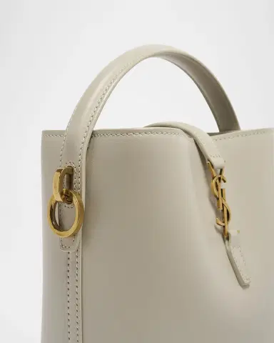 Saint Laurent Le 37 Mini YSL Bucket Bag in Smooth Leather | Thumbnail 25 Saint Laurent Le 37 Mini YSL Bucket Bag in Smooth Leather | Thumbnail 25