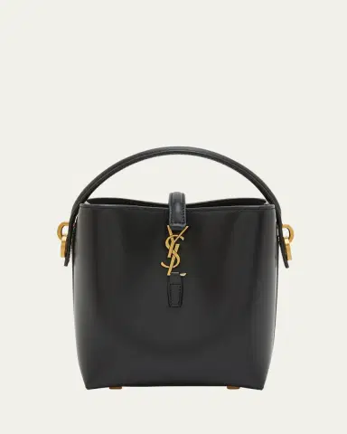 Saint Laurent Le 37 Mini YSL Bucket Bag in Smooth Leather | Thumbnail 28 Saint Laurent Le 37 Mini YSL Bucket Bag in Smooth Leather | Thumbnail 28