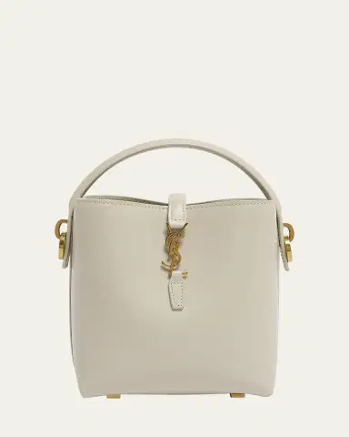 Saint Laurent Le 37 Mini YSL Bucket Bag in Smooth Leather | Thumbnail 38 Saint Laurent Le 37 Mini YSL Bucket Bag in Smooth Leather | Thumbnail 38