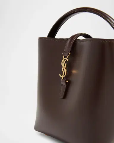 Saint Laurent Le 37 Mini YSL Bucket Bag in Smooth Leather | Thumbnail 5 Saint Laurent Le 37 Mini YSL Bucket Bag in Smooth Leather | Thumbnail 5