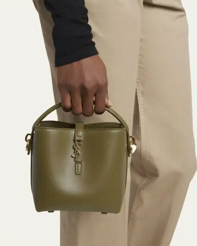 Saint Laurent Le 37 Mini YSL Bucket Bag in Smooth Leather | Thumbnail 43 Saint Laurent Le 37 Mini YSL Bucket Bag in Smooth Leather | Thumbnail 43