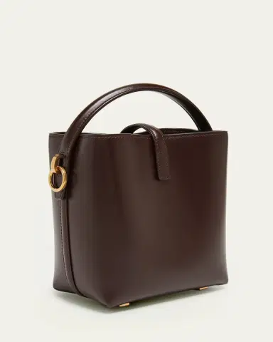Saint Laurent Le 37 Mini YSL Bucket Bag in Smooth Leather | Thumbnail 8 Saint Laurent Le 37 Mini YSL Bucket Bag in Smooth Leather | Thumbnail 8