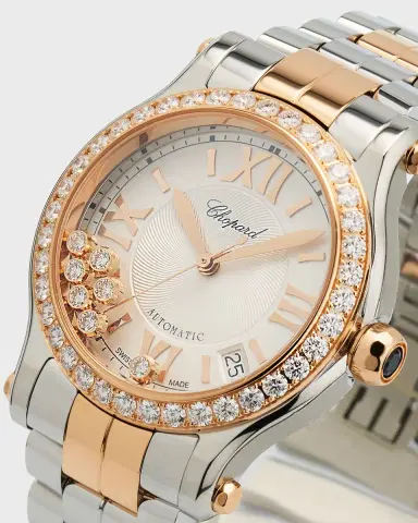 Chopard Happy Sport 36mm Two-Tone Diamond Bezel Watch | Thumbnail 3 Chopard Happy Sport 36mm Two-Tone Diamond Bezel Watch | Thumbnail 3