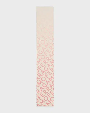 Ferragamo Wool-Cashmere Logo Scarf | Thumbnail 2 Ferragamo Wool-Cashmere Logo Scarf | Thumbnail 2