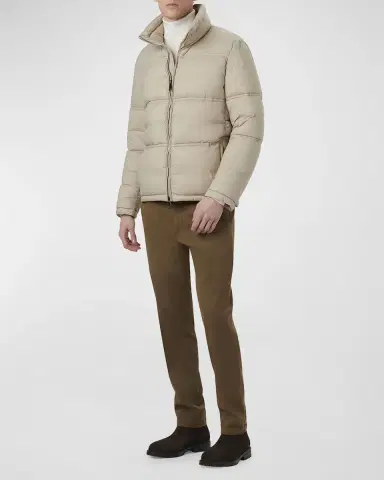 Bugatchi Men's Nylon Puffer Jacket | Thumbnail 2 Bugatchi Men's Nylon Puffer Jacket | Thumbnail 2
