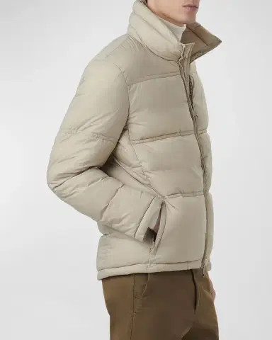 Bugatchi Men's Nylon Puffer Jacket | Thumbnail 5 Bugatchi Men's Nylon Puffer Jacket | Thumbnail 5