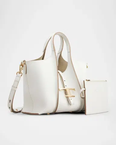 Tod's Mini Leather T Timeless Tote Shopping Bag | Thumbnail 4 Tod's Mini Leather T Timeless Tote Shopping Bag | Thumbnail 4